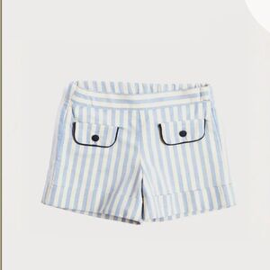 NWT Pepa London / Pepa & Co Front Pocket Striped Shorts in Sky Blue, sz 8
